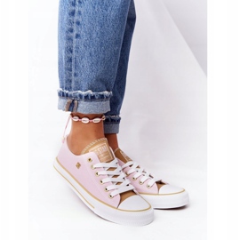 Tênis clássico feminino Big Star HH274455 rosa 2