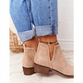 PS1 Botas a céu aberto com recortes Beige Clever marrom 1