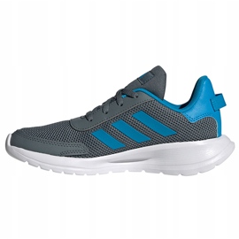Sapatos infantis Adidas Tensaur Run K cinza-azul FY7289 1