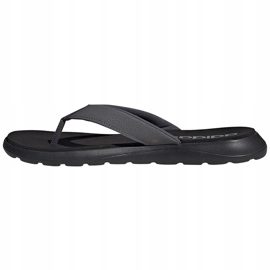 Chinelos de flip-flop masculinos da Adidas, pretos, FY8654 2