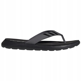 Chinelos de flip-flop masculinos da Adidas, pretos, FY8654 1