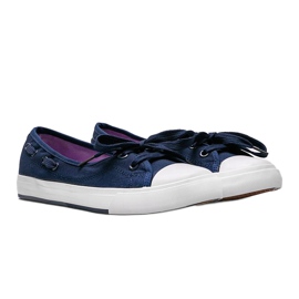Tênis feminino azul marinho Alana meio-tênis azul-marinho 1