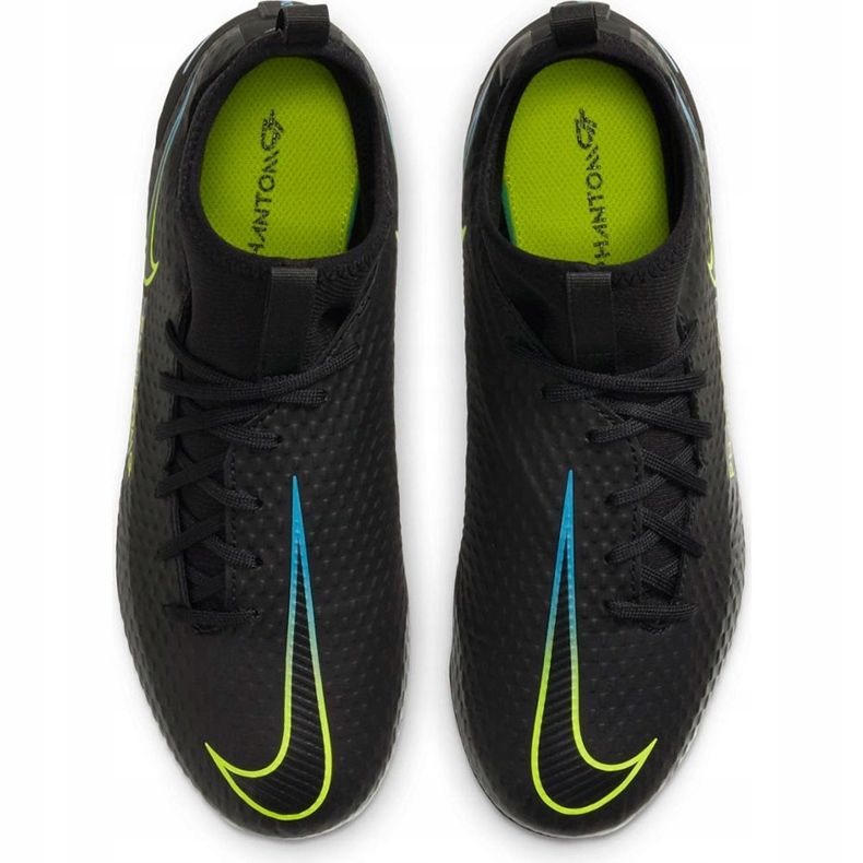Chuteiras Nike Phantom Gt Academy Df FG / MG Junior CW6694 090 preto preto 1