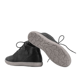 Botas femininas casuais pretas Keira preto 1