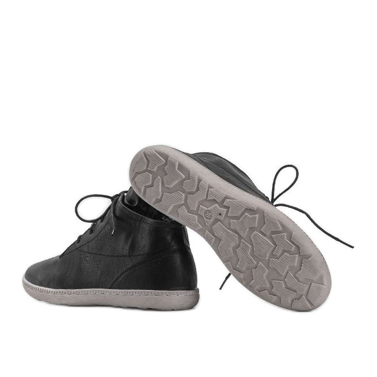 Botas femininas casuais pretas Keira preto 1