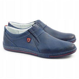 Polbut Brogues Masculino Couro 362 Azul Marinho azul-marinho 2