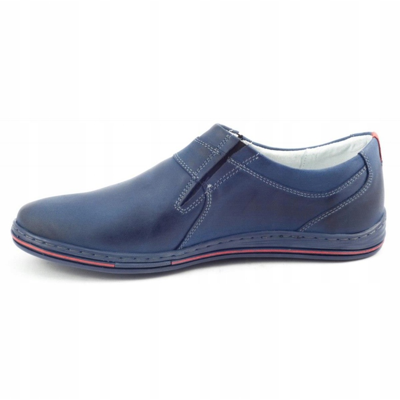 Polbut Brogues Masculino Couro 362 Azul Marinho azul-marinho 1