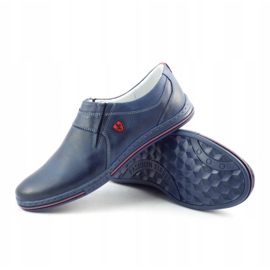 Polbut Brogues Masculino Couro 362 Azul Marinho azul-marinho 3