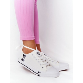 Tênis clássico feminino Big Star HH274109 branco 1