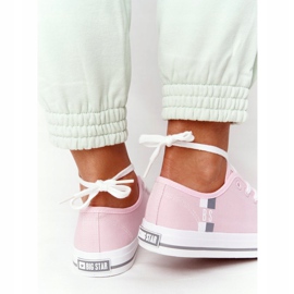 Tênis clássico feminino Big Star HH274110 rosa claro 2