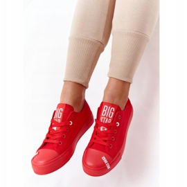 Tênis feminino Big Star HH274677 vermelho 1