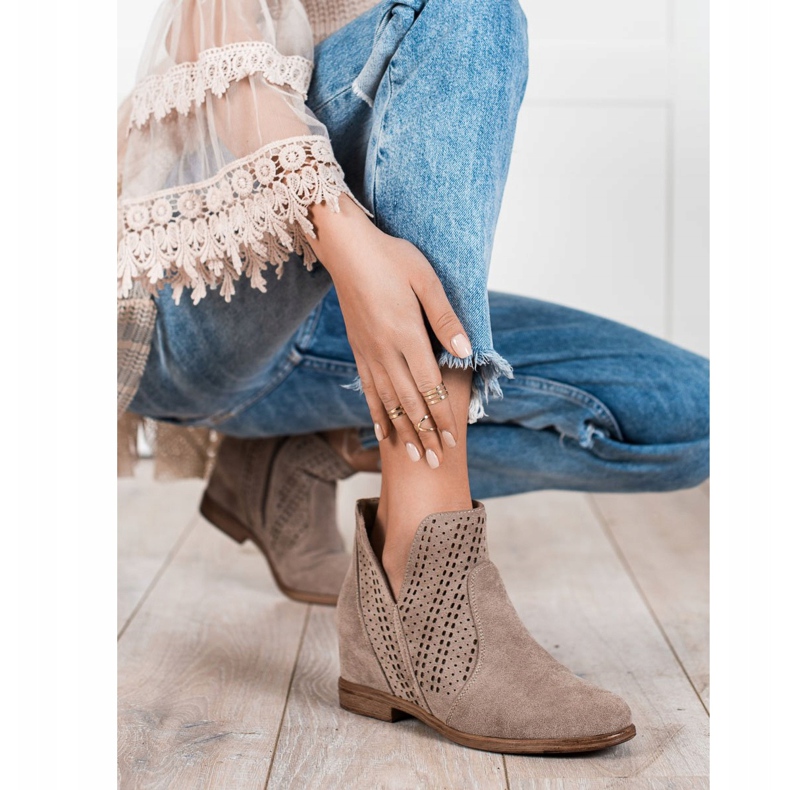 Filippo Botas de molas abertas castanho 1 Filippo Botas de molas abertas castanho 1