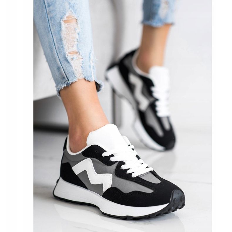 SHELOVET Tênis Casual preto 2