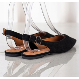 Seastar Bombas com calcanhar descoberto preto 1 Seastar Bombas com calcanhar descoberto preto 1