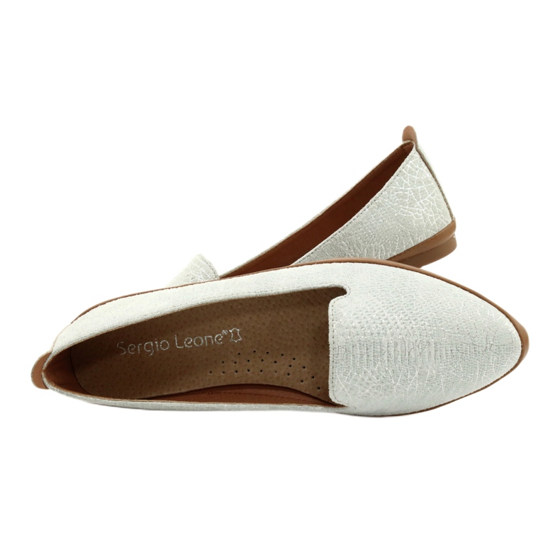 Sapatilhas Sergio Leone cinza prateado MK700 prata 4