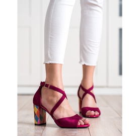 Sapatilhas da moda Sergio Leone rosa 1