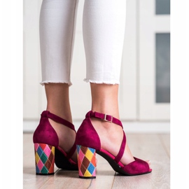 Sapatilhas da moda Sergio Leone rosa 2