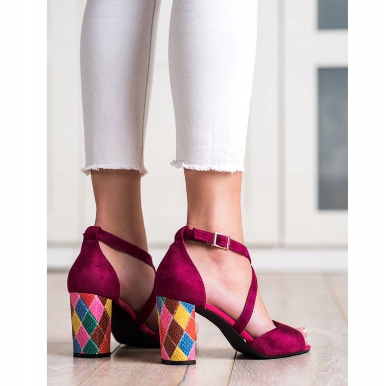 Sapatilhas da moda Sergio Leone rosa 2