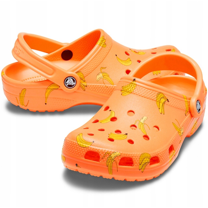 Crocs Classic Vacay Vibes Clog W 206375-801 laranja amarelo 3