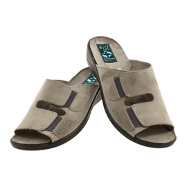 Adanex Chinelos femininos BIO Nature 26025 cinza 3