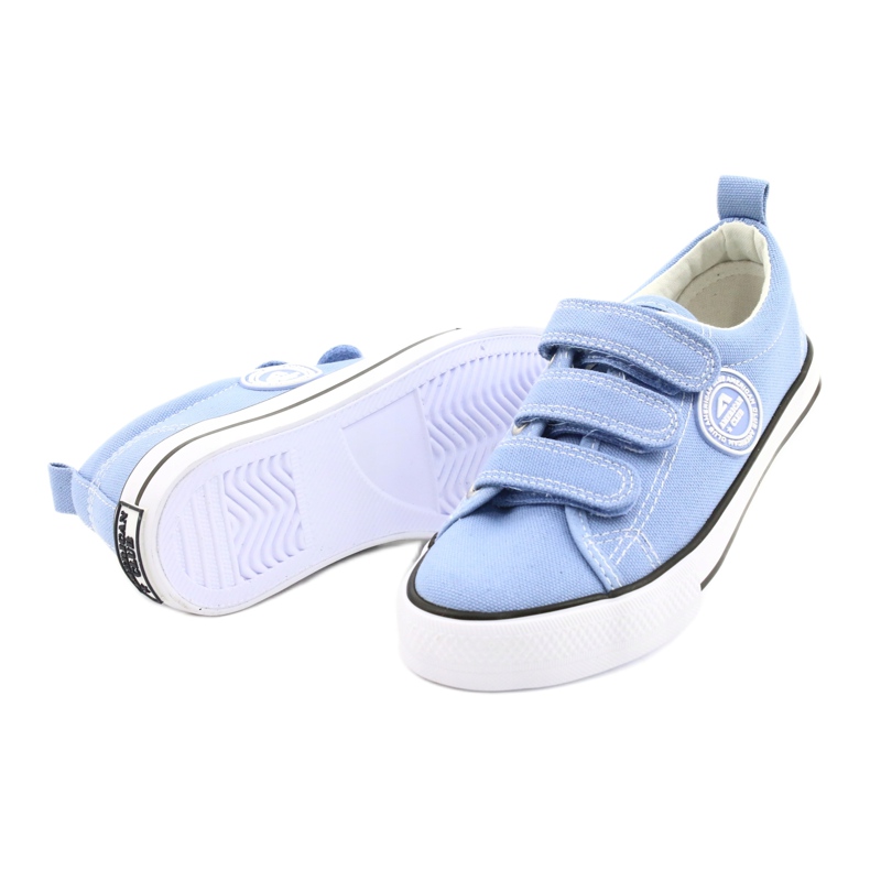 Sapatilhas American Club azul LH63 / 21 velcro sapatos 2