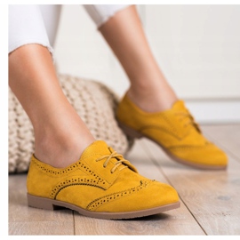 SHELOVET Sapatos abertos para a primavera amarelo 2