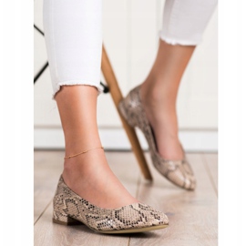 Snake Print Sergio Leone Pumps multicolorido 1