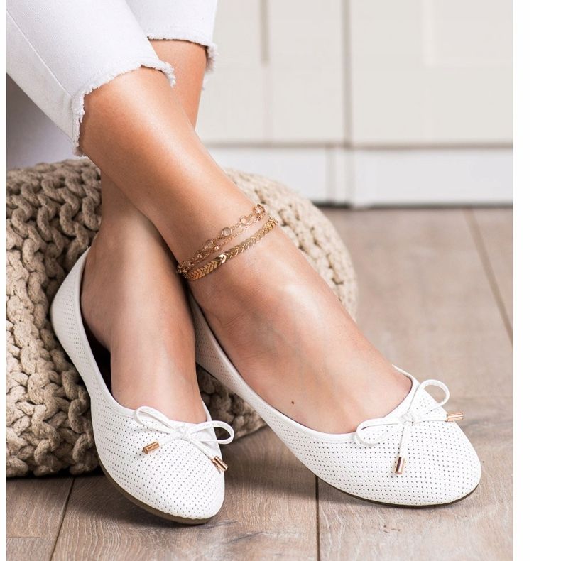 Clowse Bailarinas brancas branco 1