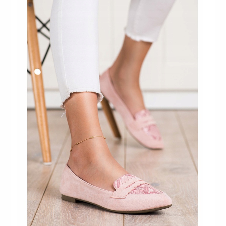 Small Swan Powder Lords Snake Print rosa 1