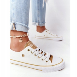 Tênis clássico feminino Big Star HH274458 branco 1