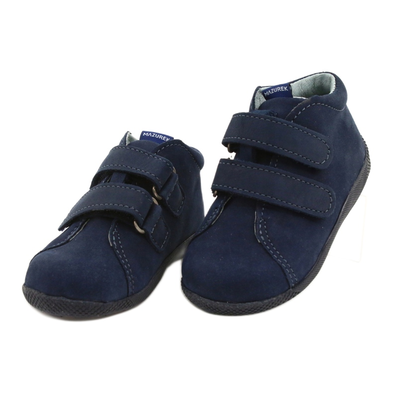 Mazurek Meninos de couro Boyal com romã 264 azul 1 Mazurek Meninos de couro Boyal com romã 264 azul 1