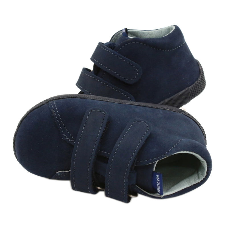 Mazurek Meninos de couro Boyal com romã 264 azul 4 Mazurek Meninos de couro Boyal com romã 264 azul 4