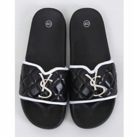 Chinelos BG77P pretos femininos 1