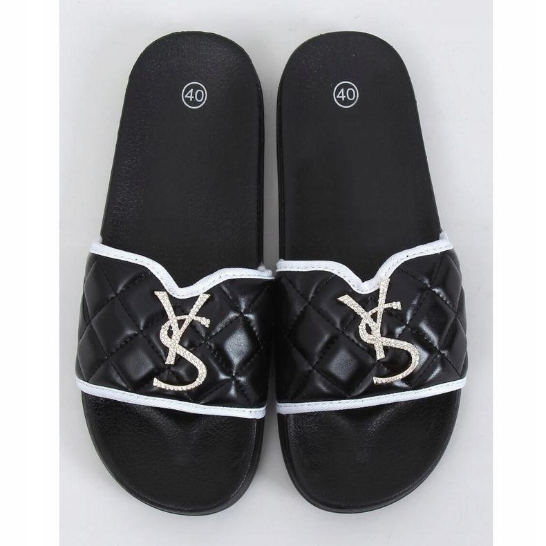 Chinelos BG77P pretos femininos 1