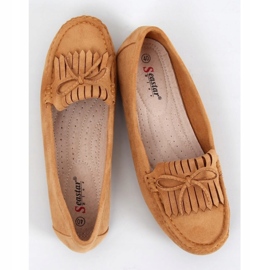 Mocassins femininos Camel GS11P Tan marrom 1