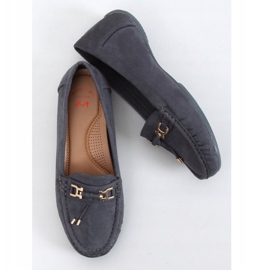 Mocassins cinza feminino em um H9228 Gris cinza 1