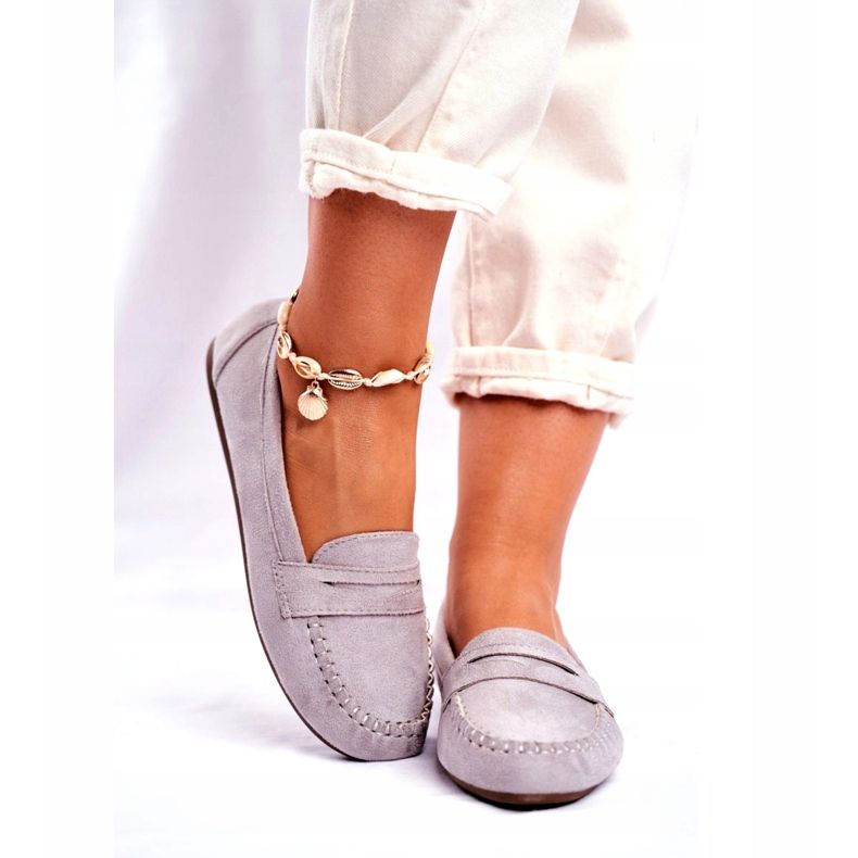 SEA Mocassim cinza Panay feminino 2