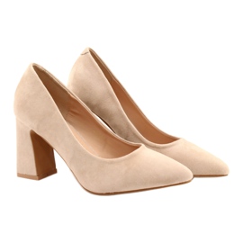 Vices Sapatos femininos Vícios 3337-43-l.beige bege 3