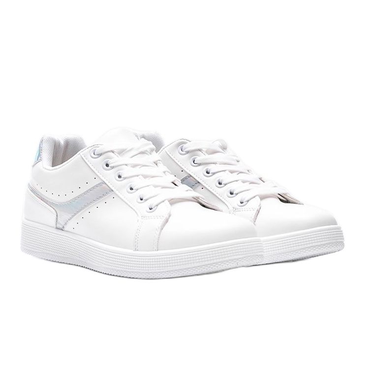 Tênis feminino branco Holographic Meadow 1