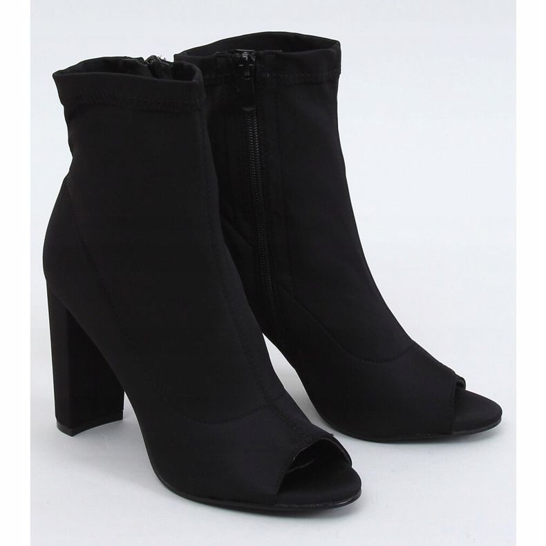 Botas de bico aberto pretas NS031P pretas preto 1