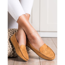 Best Shoes Mocassins com padrão a céu aberto marrom 2