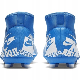 Chuteiras Nike Mercurial Superfly 7 Club FG / MG Jr AT8150-414 azul 6 Chuteiras Nike Mercurial Superfly 7 Club FG / MG Jr AT8150-414 azul 6