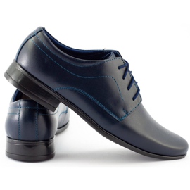 Lukas Sapatos de comunhão formal para crianças J1 azul marinho azul-marinho 1