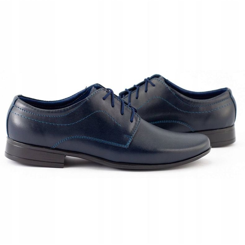 Lukas Sapatos de comunhão formal para crianças J1 azul marinho azul-marinho 2