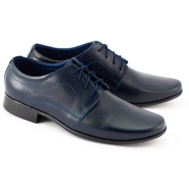 Lukas Sapatos de comunhão formal para crianças J1 azul marinho azul-marinho 4