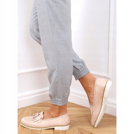 Mocassins bege feminino AB687 Nude 2