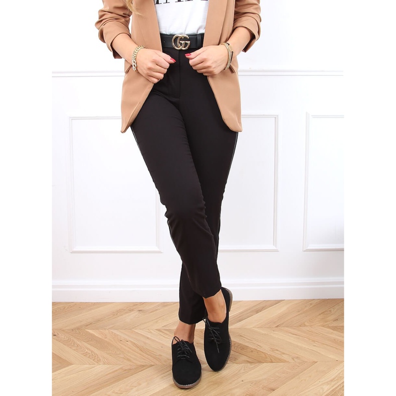 Mocassins pretos atados G325 Preto 1