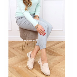 Mocassins bege feminino AB689 Nude 1