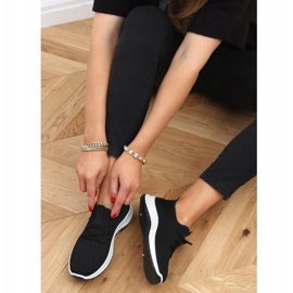 Black BL1817-SP Meias pretas calçados esportivos preto 1