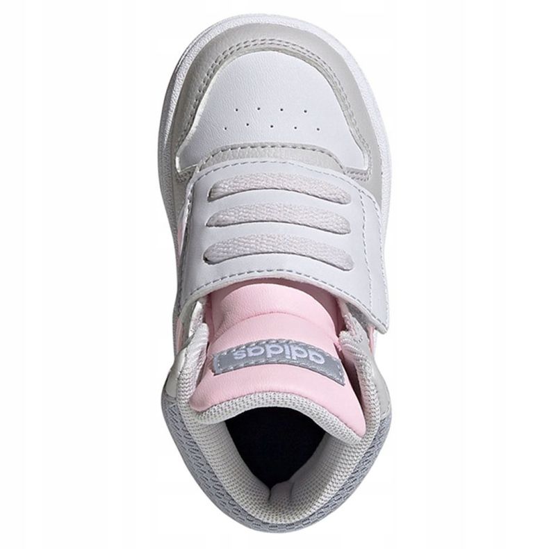 Sapatos Adidas Hoops Mid 2.0 I Jr FY9290 rosa cinza 2